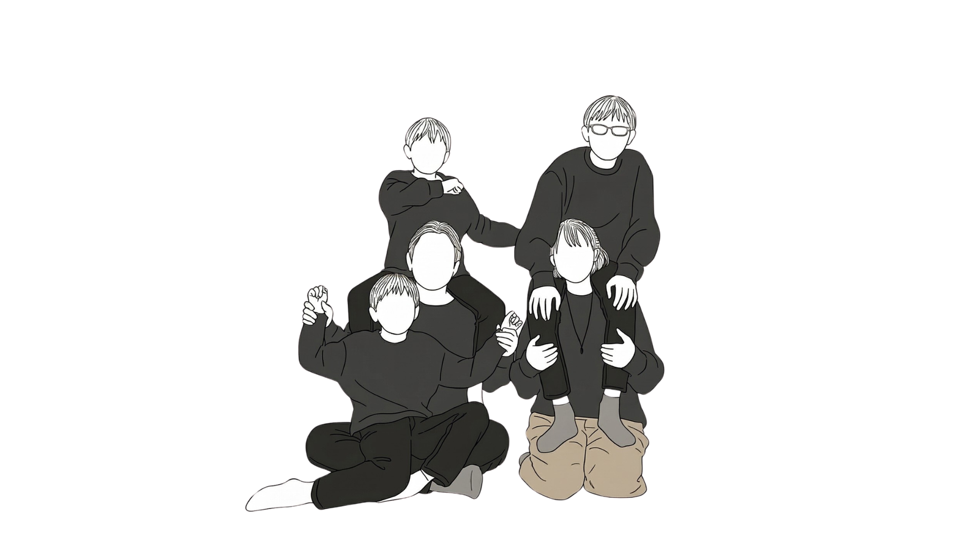 ミライライト 家族写真 アートデザインプレゼント サンプル